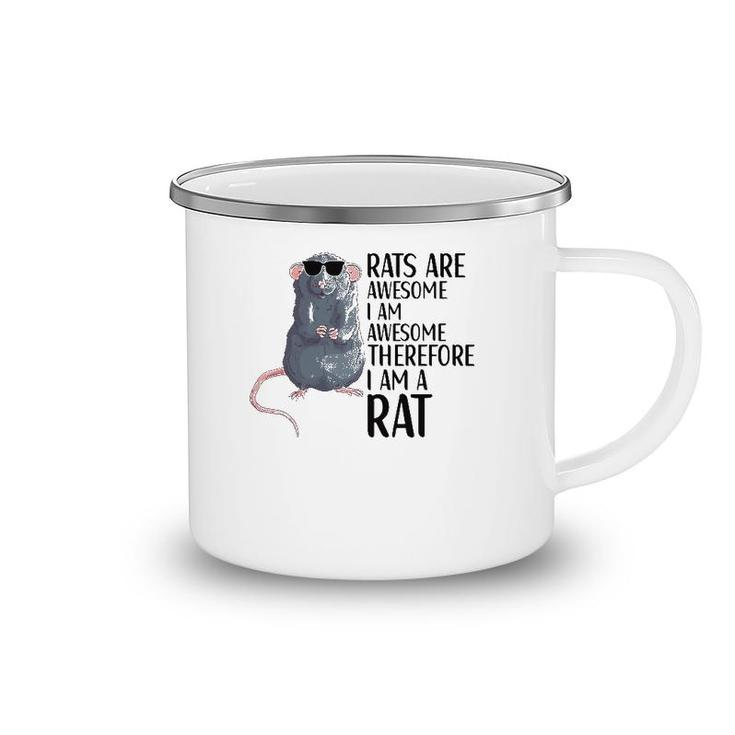 Rats Are Awesome Funny Rat Lover Apparel Camping Mug