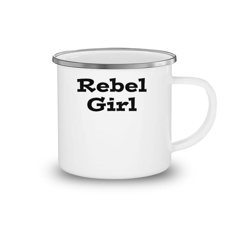 Rebel Girl Bikini Kill Music Camping Mug