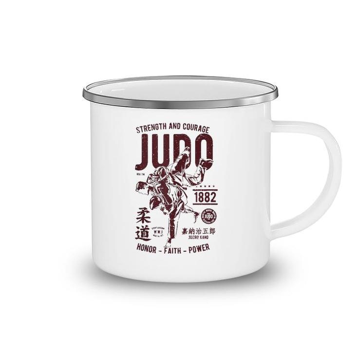 Retro Judovintage Judo  Camping Mug