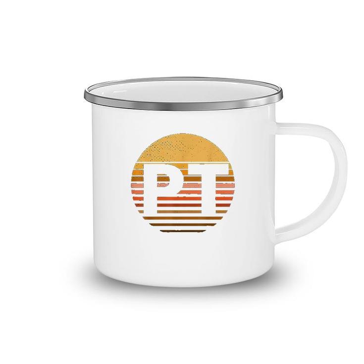 Retro Physical Therapy Pt Therapist Gift Camping Mug