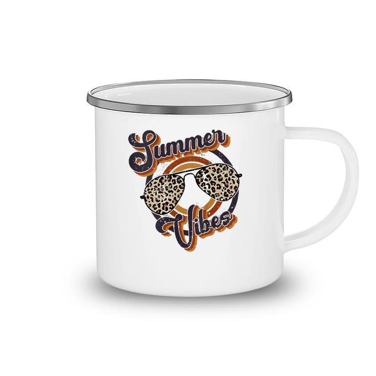 Retro Summer Vibes  Camping Mug