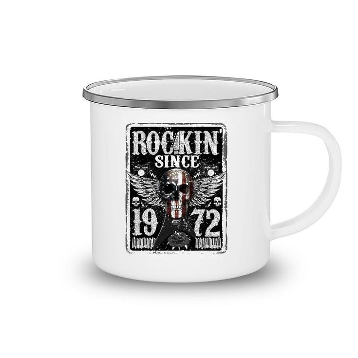 Rockin Since 1972  50 Years Old 50Th Birthday Classic Camping Mug
