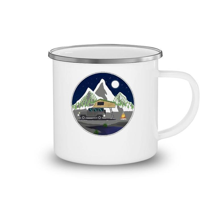 Rooftop Tent - Camping Camper Outdoor Nature Gift Adventure Camping Mug