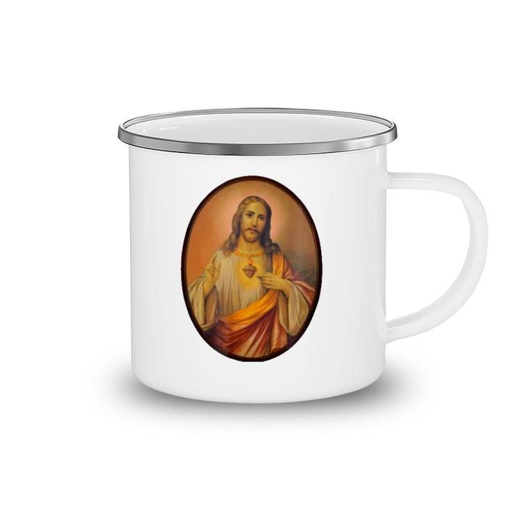 Sagrado Corazon De Jesus Camping Mug