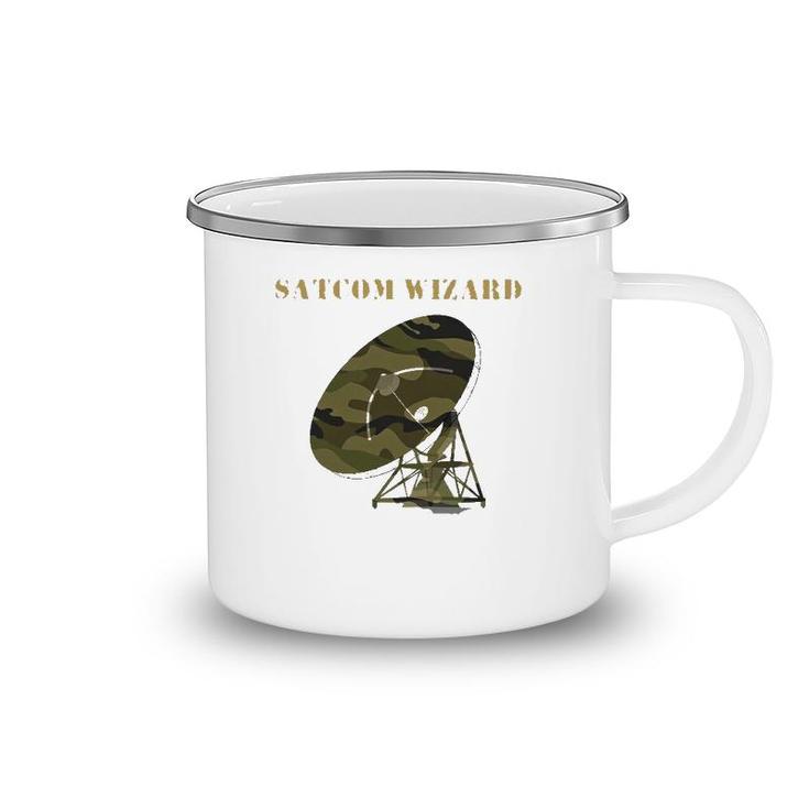 Satcom Wizard Satellite Communications Satcom Camping Mug