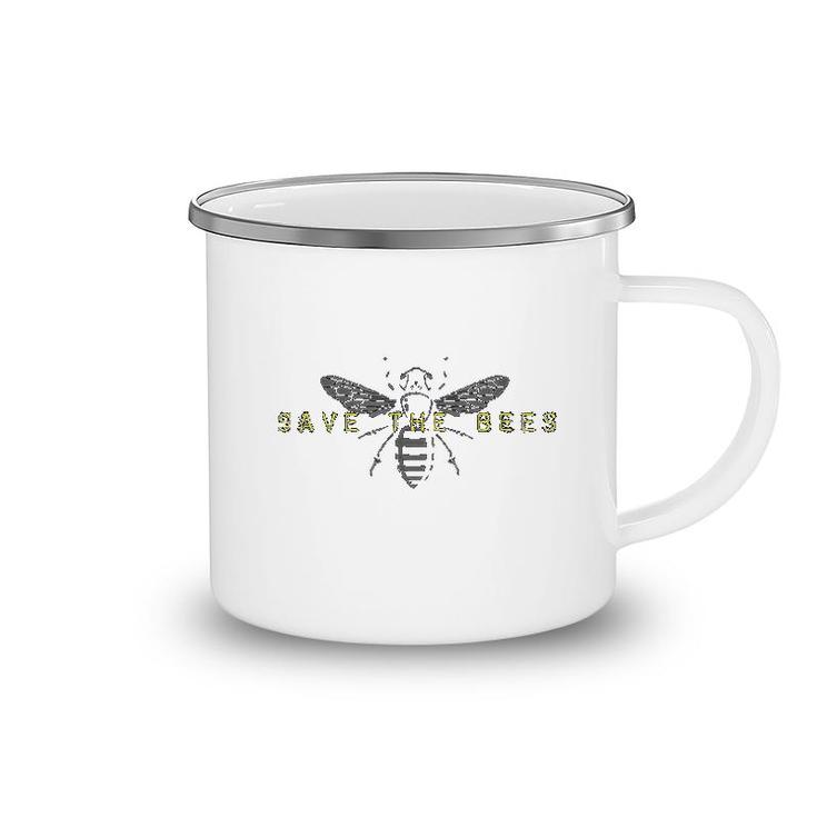 Save The Bees Environmentalist Camping Mug
