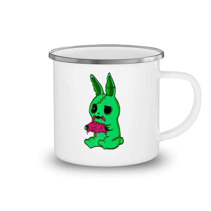 Scary Halloween  Easter Bunny Zombie Rabbit Camping Mug