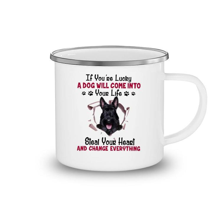 Scottish Terrier If You Are Lucky Camping Mug