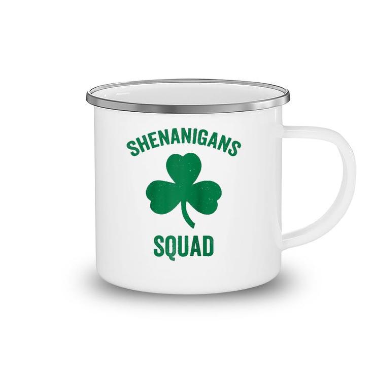 Shenanigans Squad Funny St Patrick's Day Matching Group Gift Raglan Baseball Tee Camping Mug