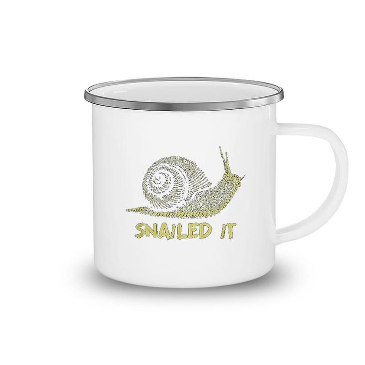 Snailed It Snail Camping Mug
