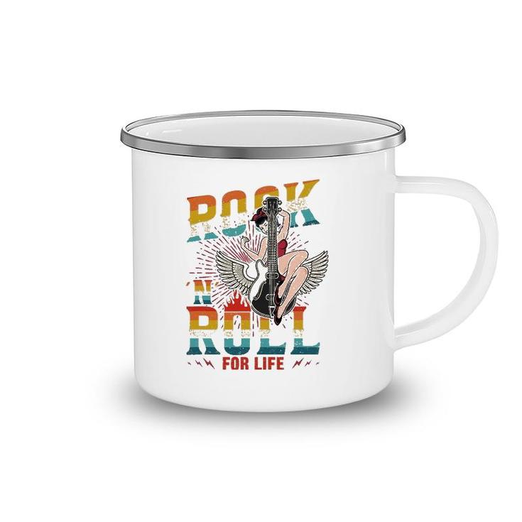 Sock Hop Costume Rock 'N' Roll For Life Greaser Babe And Men Camping Mug