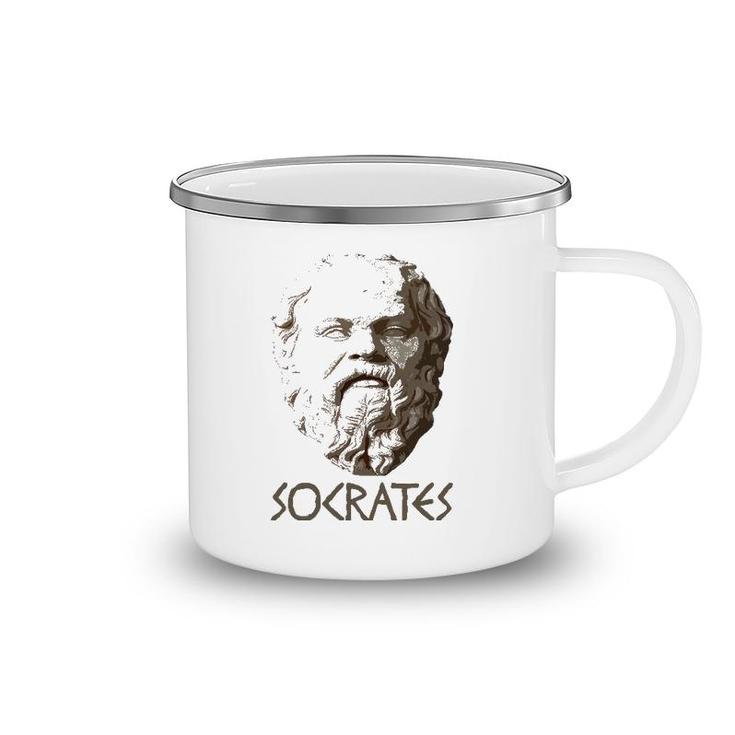 Socrates Greek Philosophy Philosopher Greece Tee Camping Mug