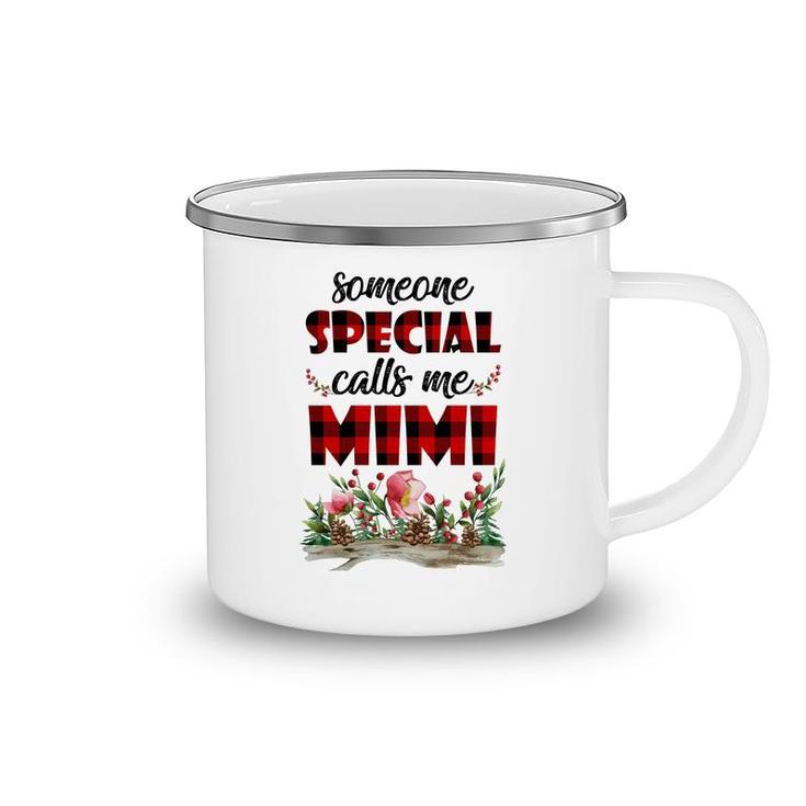 Someone Special Calls Me Mimi Flower Camping Mug