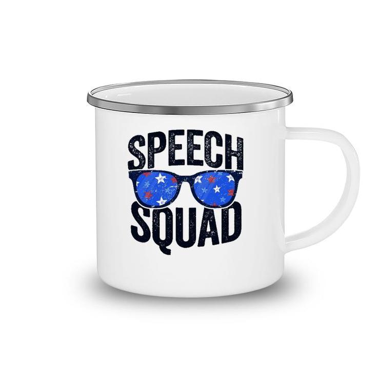 Speech Squad Funny Language Pathologist Teacher Camping Mug