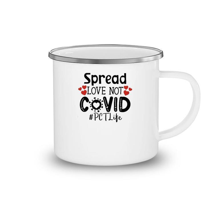 Spread Love Not Cov Pct Camping Mug