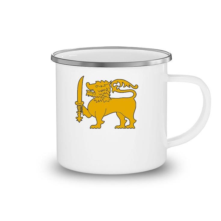 Sri Lanka Lion Flag Sinha Flag Camping Mug