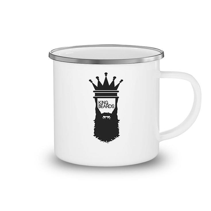 St Patricks Day King  Beard Camping Mug