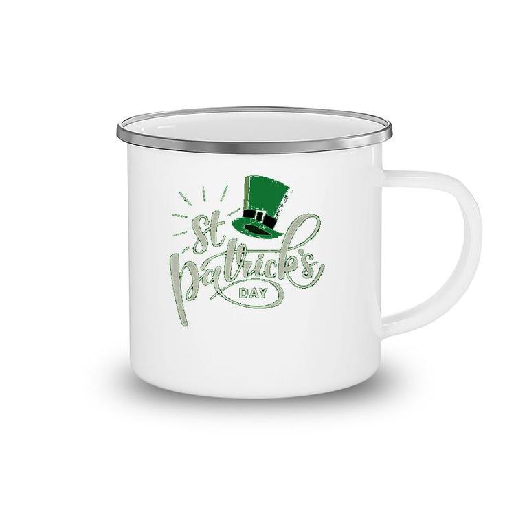 St Patricks Day  Patrick Hat Lucky Camping Mug