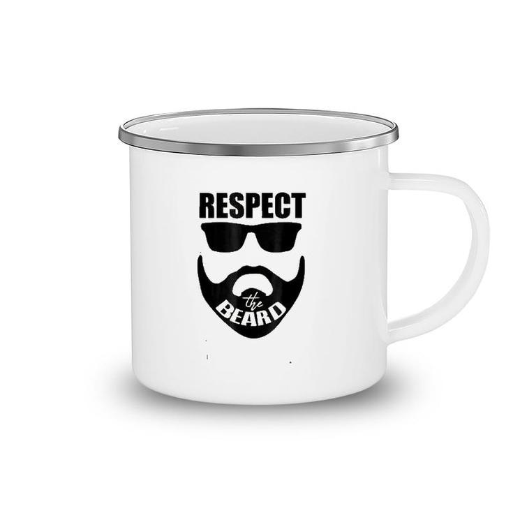 St Patricks Day Respect The Beard Camping Mug