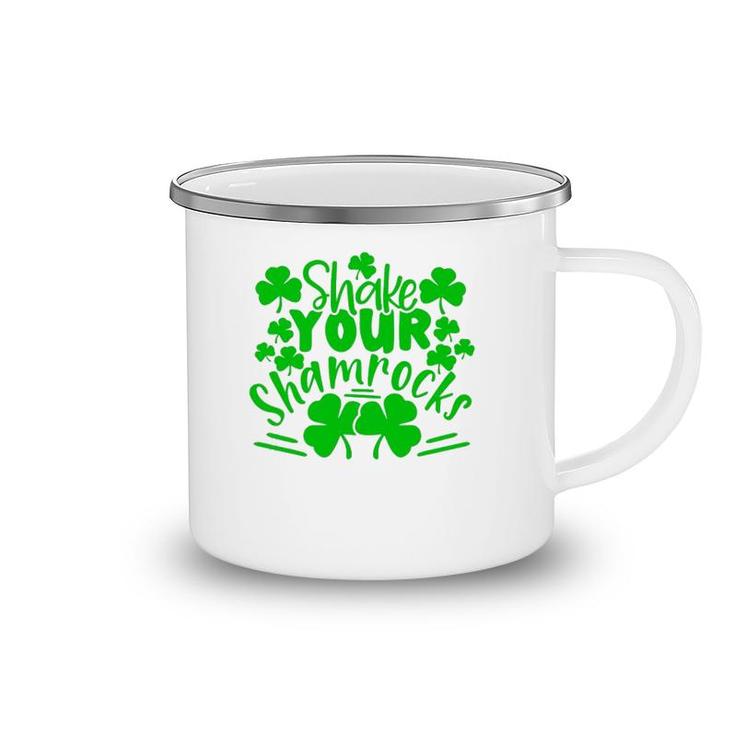 St Patrick's Day  Shake Your Shamrocks Irish Camping Mug