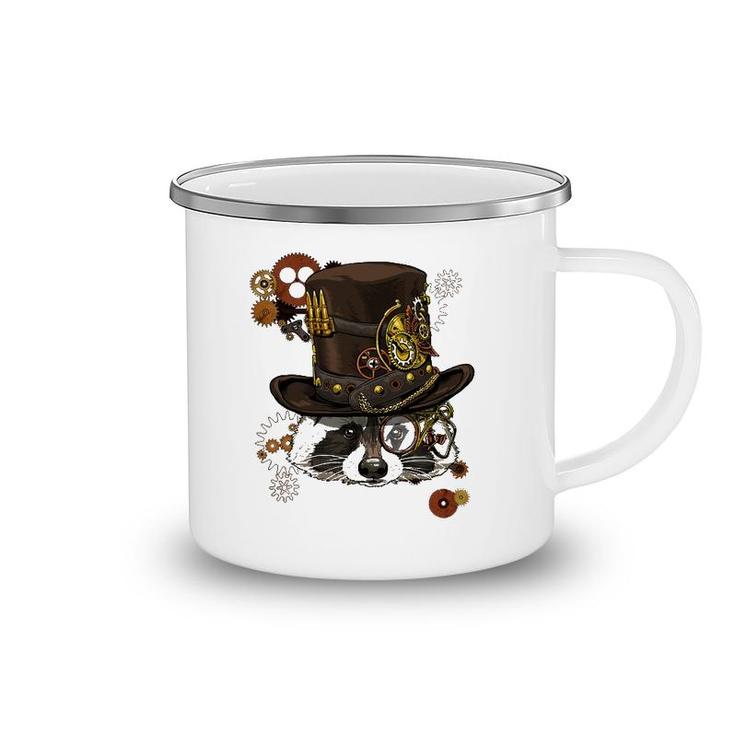 Steampunk Raccoon Steampunk Lovers Raccoon Camping Mug