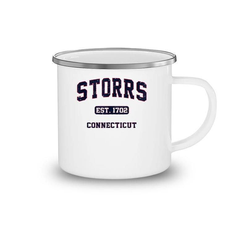 Storrs Connecticut Ct Vintage Athletic Style Gift  Camping Mug