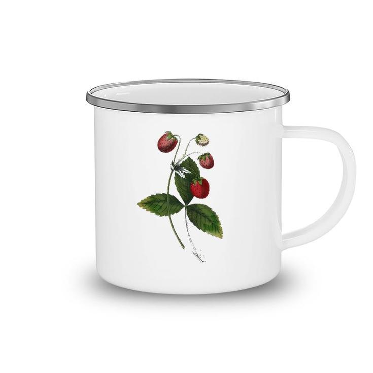 Strawberry Plant Patch Fruit Lover Gift Camping Mug