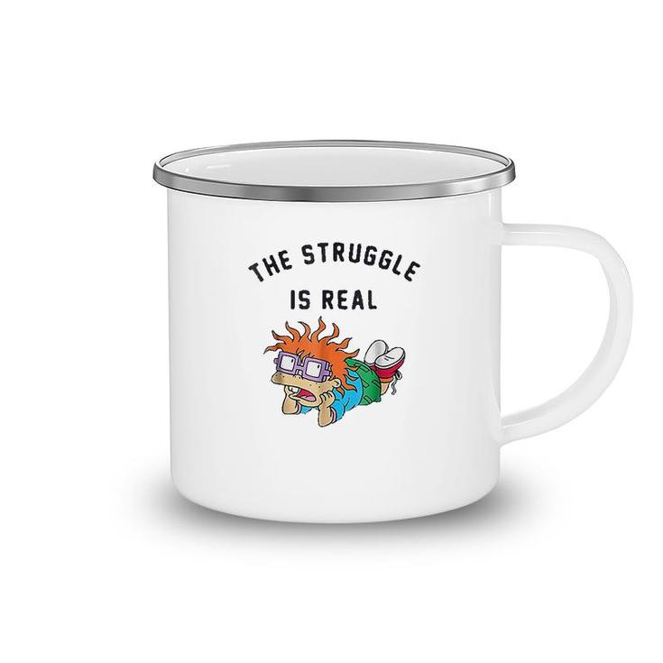 Struggle Is Real Camping Mug
