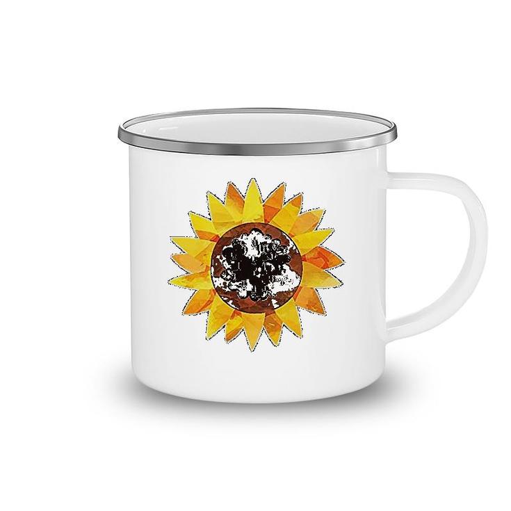 Summer Sunflower Camping Mug