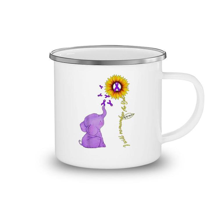 Sunflower I Will Remember For You Camping Mug