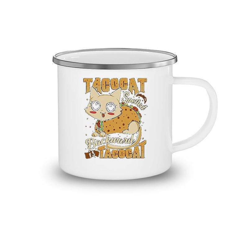 Tcocat Spelled Backwards Cute Camping Mug