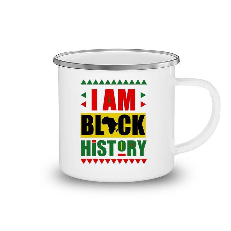 Teach I Am Black History Month Kids Proud African Pride Camping Mug