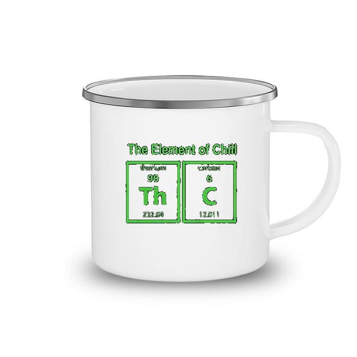 The Element Of Chill Funny Science Camping Mug