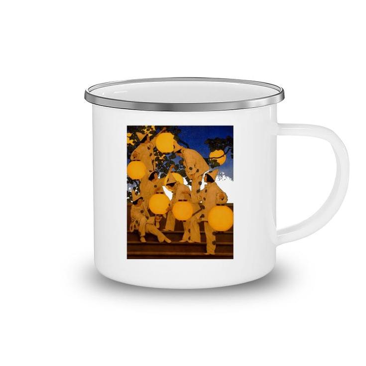 The Lantern Bearers Famous Painting By Parrish Camping Mug