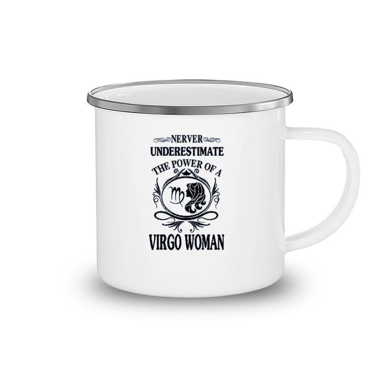 The Power Of A Virgo Camping Mug