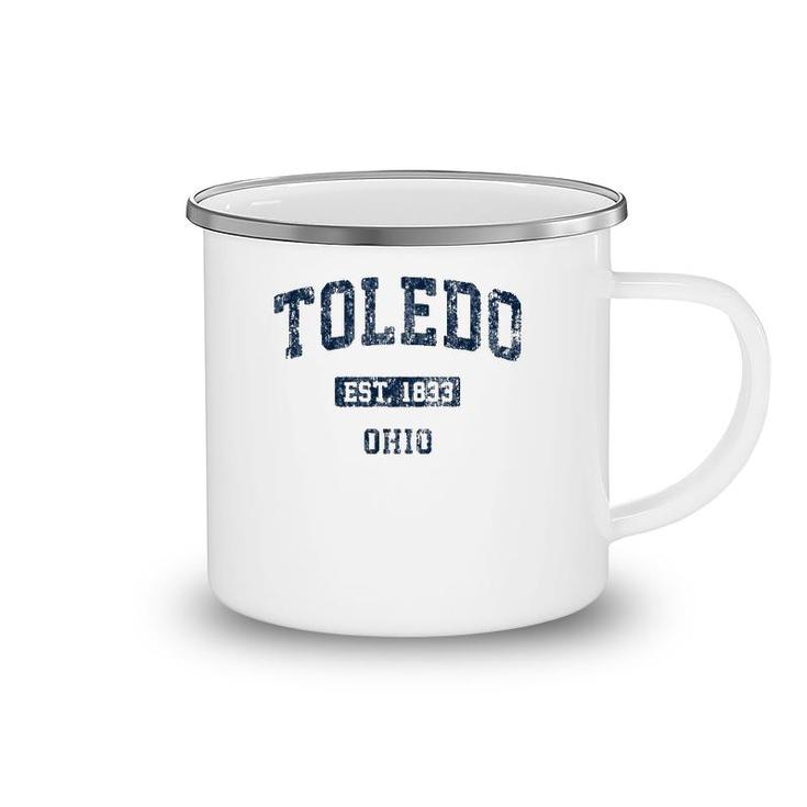 Toledo Ohio Oh Vintage Design Camping Mug