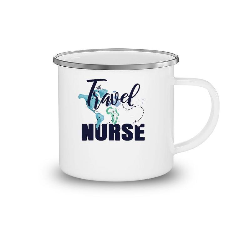 Travel Nurse Funny Rn Nursing Student Medical Assistant Gift Camping Mug