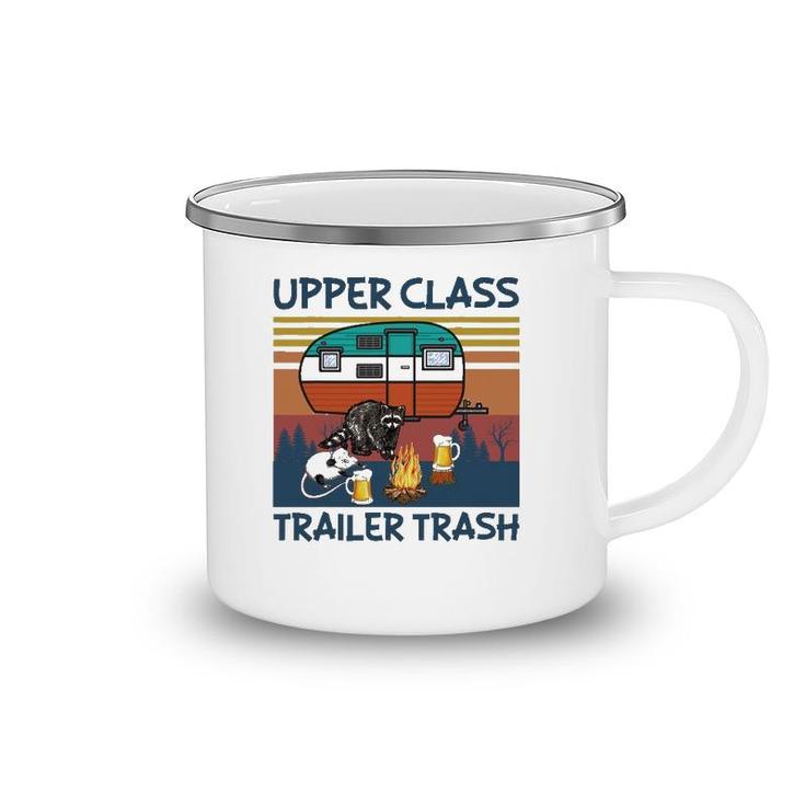 Upper Class Trailer Trash Gift Camping Mug
