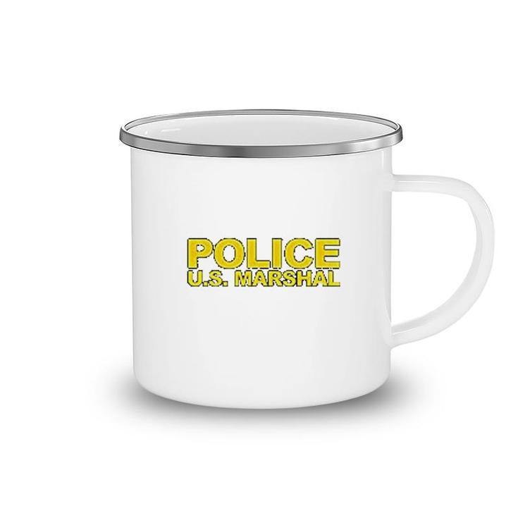 Us Marshal Police Law Camping Mug