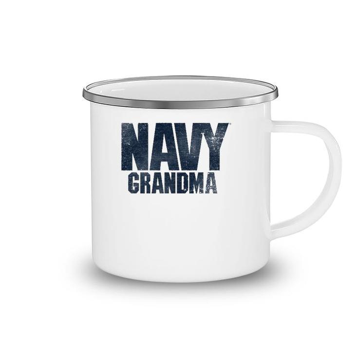 US Navy Grandma Proud Grandmother Gift Camping Mug