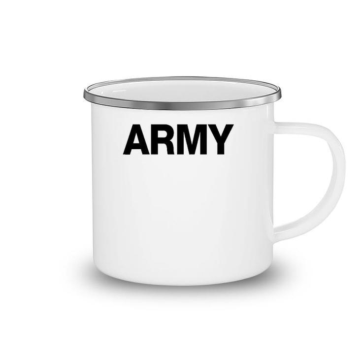 Usa Army Grey Apparel Men Women Gift Camping Mug