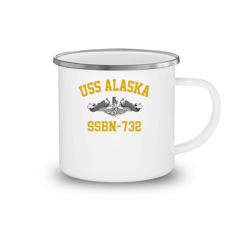 Uss Alaska Ssbn 732  Camping Mug