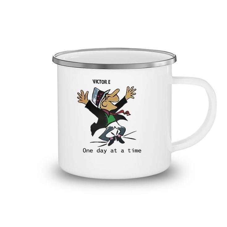 Victor E One Day At A Time Camping Mug