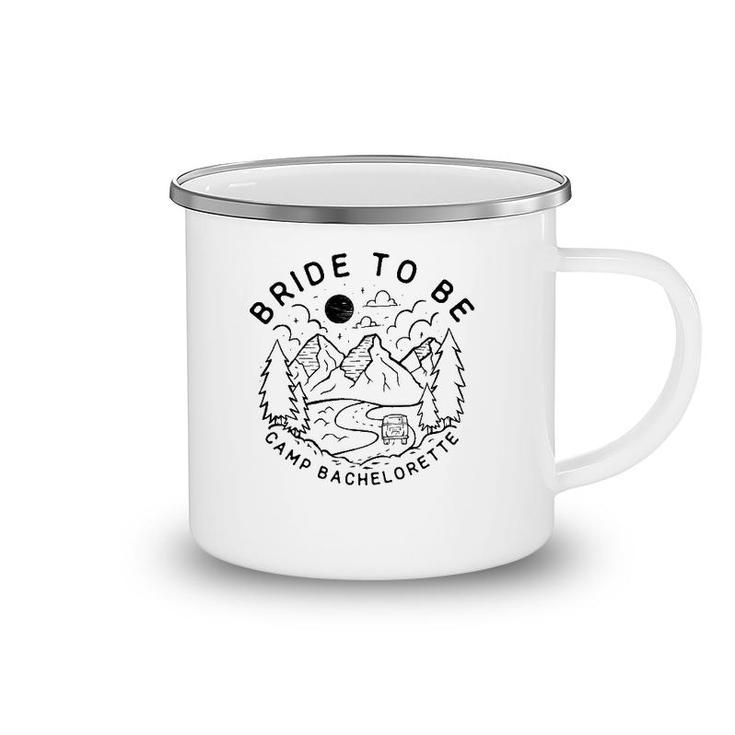 Vintage Bride To Be Camp Bachelorette Party Matching Gift Camping Mug