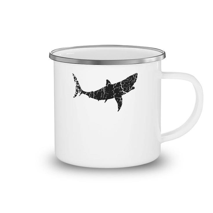 Vintage Great White Shark  Camping Mug