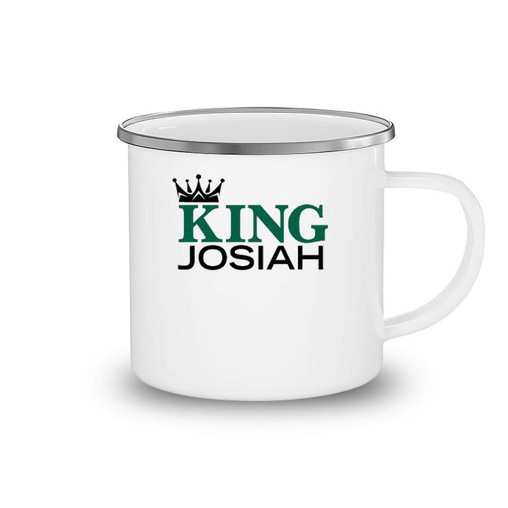 Vintage King Josiah White T Camping Mug