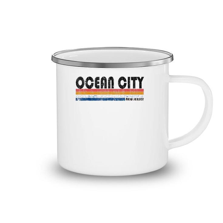 Vintage Retro 70'S 80'S Ocean City Nj Camping Mug