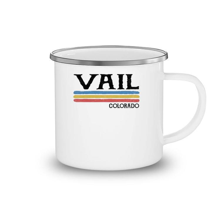 Vintage Vail Colorado Co Souvenir Gift  Camping Mug