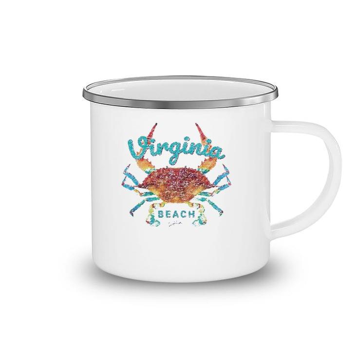 Virginia Beach Va Blue Crab Camping Mug