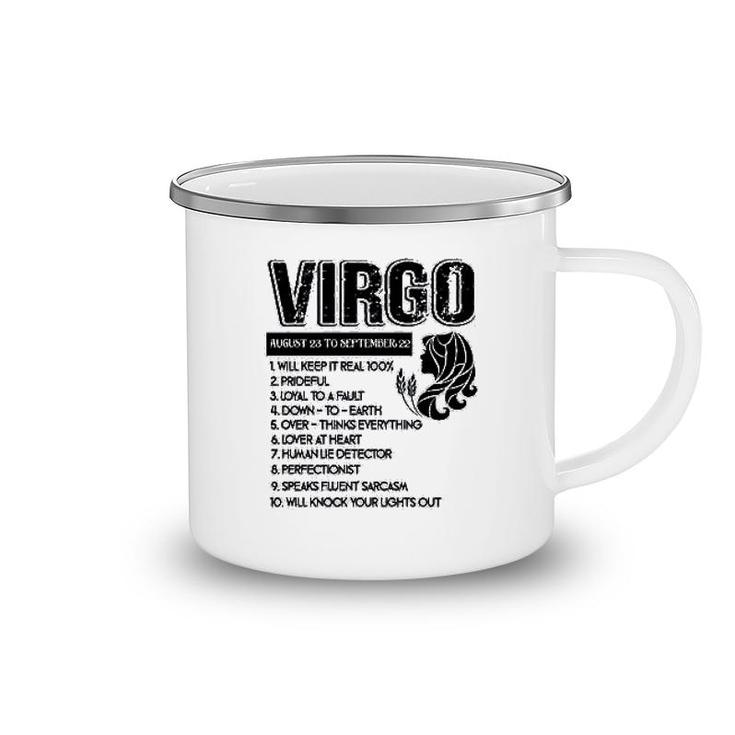 Virgo Pesonality Camping Mug